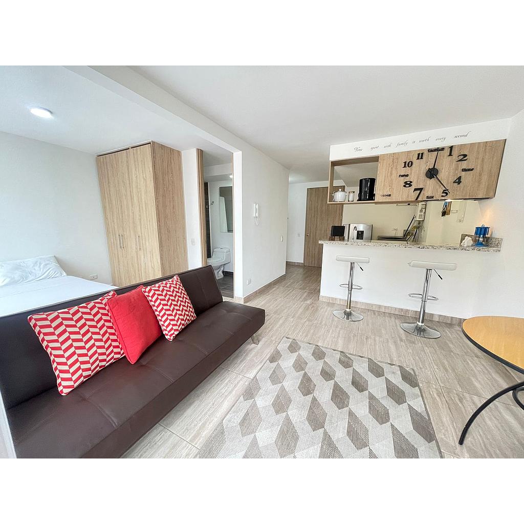 [AESTU-AMO01561] APARTAESTUDIO AMOBLADO en avenida 19 Norte para arriendo