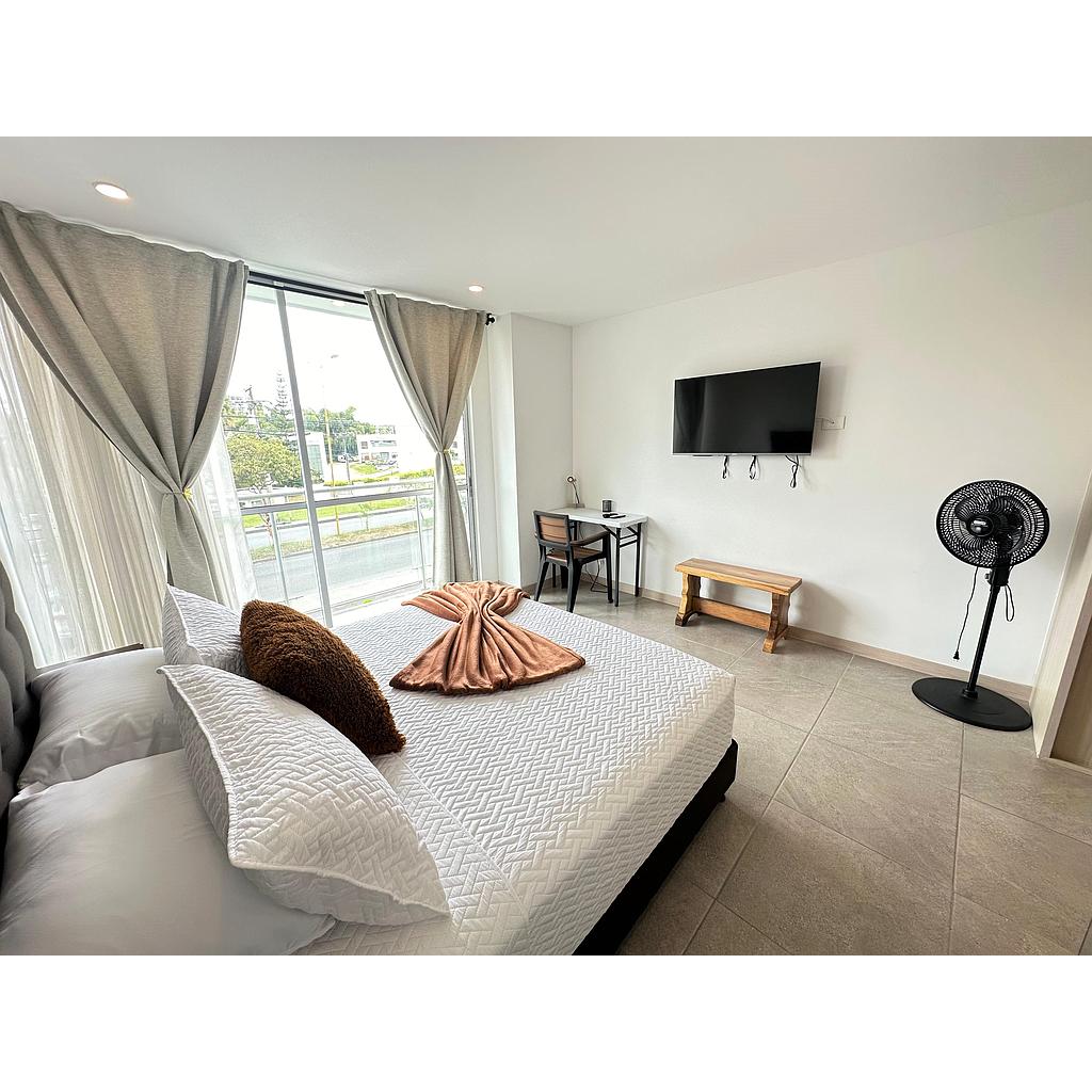 [MAmoEstudio01710] Apartaestudio Amoblado en zona Avenida Centenario para amoblado - APARTAMENTO 218 PARQUEADERO 05 