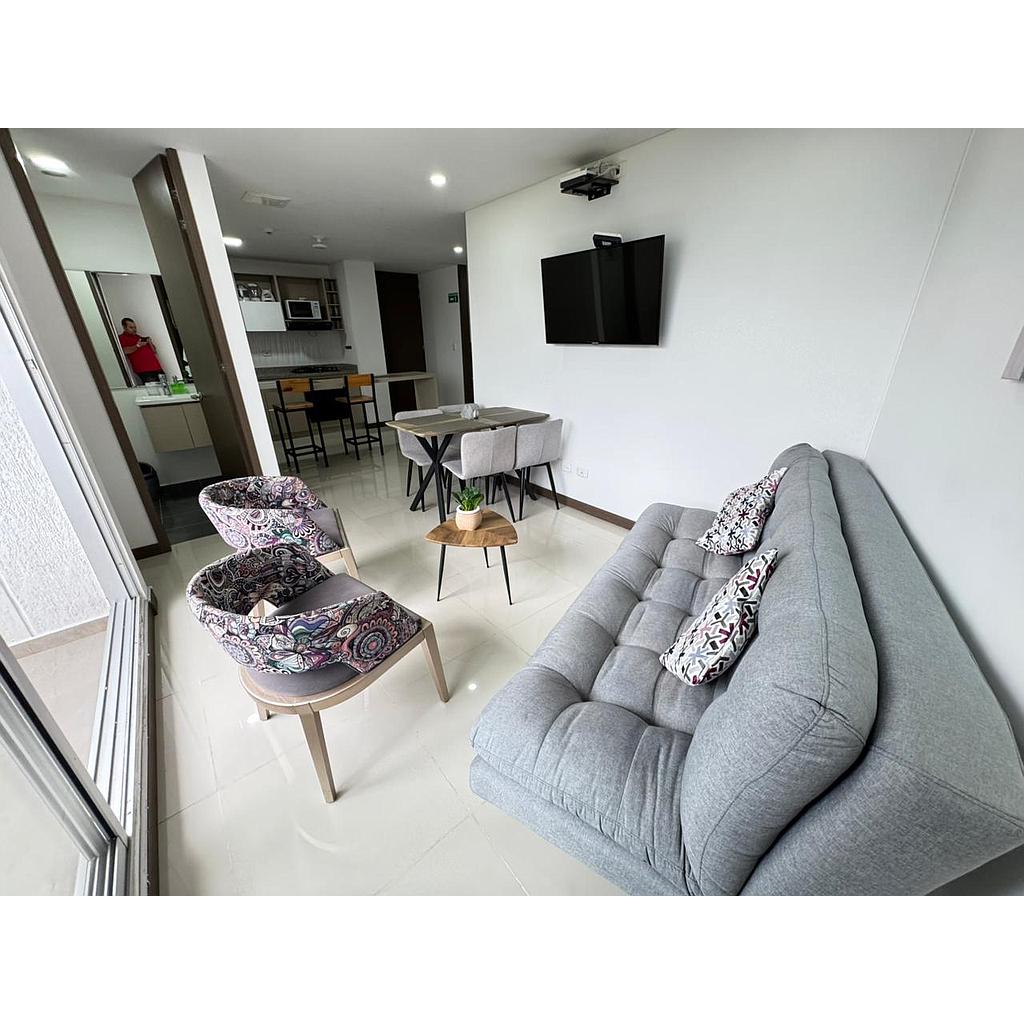 [MAPTO-AMOB02208] APARTAMENTO AMOBLADO en zona fundadores para amoblado - APARTAMENTO 1307 TORRE 2 